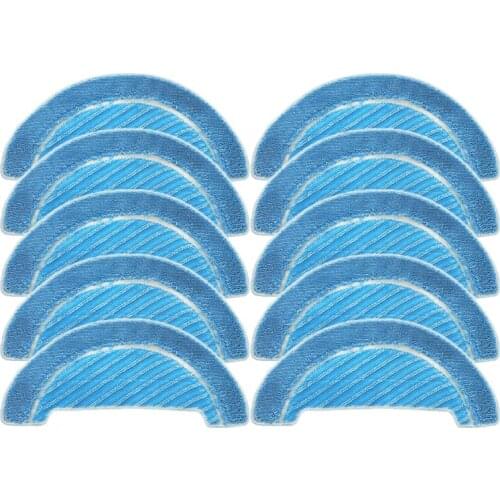 4/10Pcs Microfiber Washable Mops Cloth for Cecotec 1790 Conga 1090 Robot Vacuum Cleaner mopping pad rag Parts Accessories