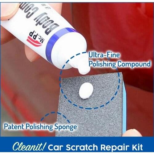 Car Scratches Repair Kit Wax with Sponge Paint Body Care Polishing Tools Auto Accessory F-Best