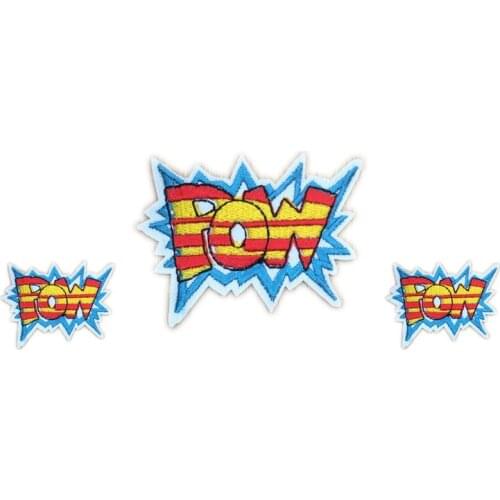 POW embroidery patch for tactical vest, jeans and backpack decorations. Sewn and scalding