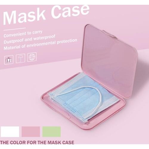 Portable Disposable Mase Case Mask Storage Case Mask Holder Save Mask Box Face Mask Container Mask Organizer Box Surgical Mask