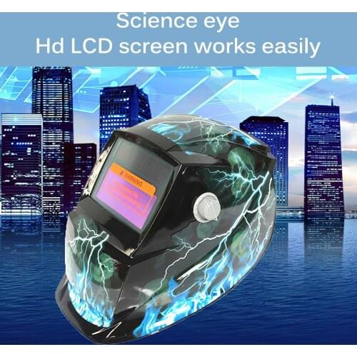 Li Battery/Solar Auto Darkening Welding Helmet/Welding Mask TIG MIG MMA MAG KR KC Arc Sensor/Solar Cell(Grand-918I/958I)