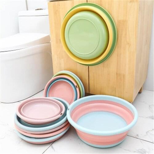 36x14CM Foldable Portable Travel Plastic Basin Telescopic Bath Tub for Foot Household Folding Washbasin