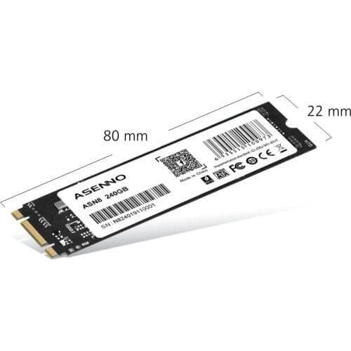 ASENNO SSD M.2 SATA HDD 120GB 240GB 2280 Internal Solid State DRive 480GB 512GB 1TB NGFF For Laptop