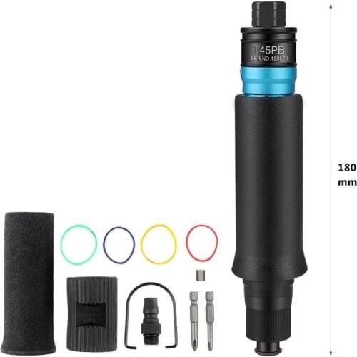 T45PB Diameter 29mm High Torque Straight Air Screwdriver Pneumatic Adjustable Screw Assembly Disassembly Tools