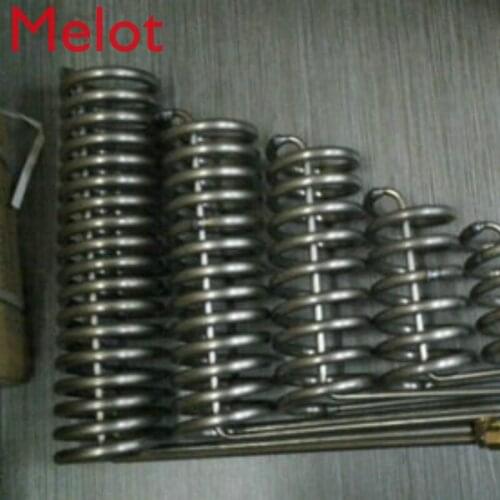 1P 1.5P 2P 3P 5P Titanium Tube Titanium Evaporator, Seafood Pool Fish Pond Fish Tank Refrigeration Titanium Tube