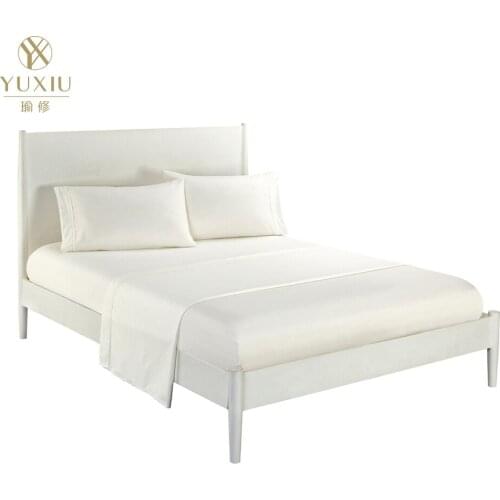 Yuxiu Bedspread Coverlet sets flat fitted sheets pillowcases Plain solid brushed Twin Full Queen King bedding set bed linens
