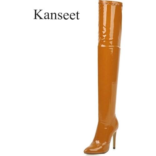 CIALISA Boots Women Platform Thigh high Boots Autumn Winter 2021 Black Over The Knee Shoes Sexy Thigh High Boots