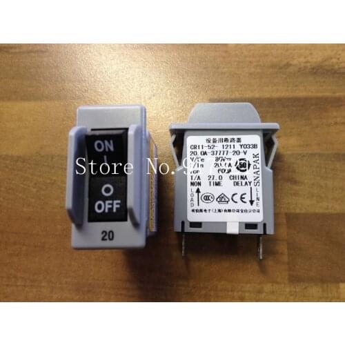 [ZOB] The United States AIRPAX CR11-52-1211 20.0A-37777-20-V Ebers breaker 20A --10PCS/LOT