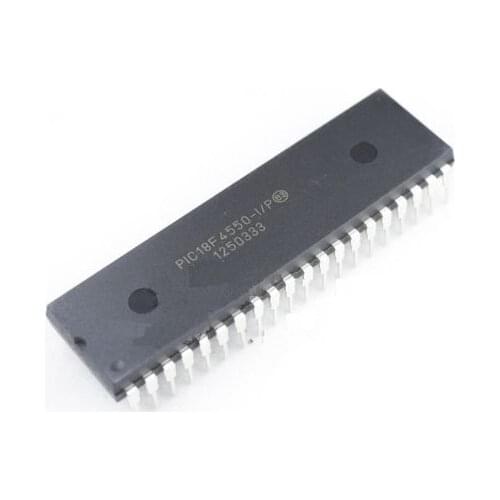 10piece/LOT PIC18F4550-I/P DIP-40 18F4550-I/P DIP40 PIC18F4550 8-bit microcontroller NEW Original In stock