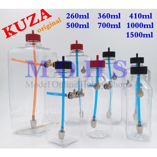 100% original fuel tank COMBO 260 300 360 410 500 700 1000 1500ml transparent fuel tank cnc cap gasoline glow smoking tank