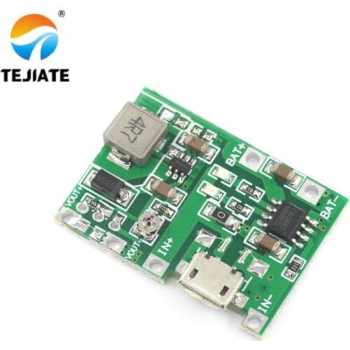3.7V 4.2V Lithium Li-ion 18650 Battery Charger Board DC-DC Step Up Boost Module Lithium Battery Charging Step-Up Board Module