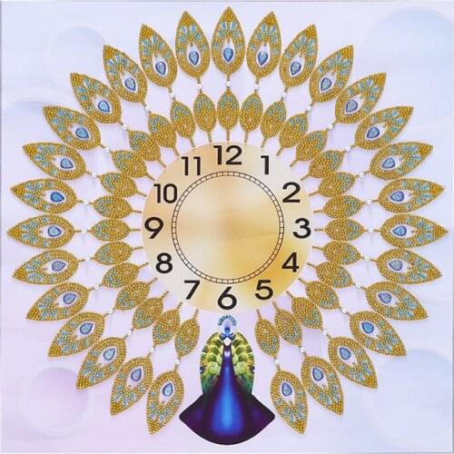 5D Diamond Painting Clock Pattern DIY Special Drill Embroidery Art Paint Bead Rhinestone Picture Kits for Adults New Arrival