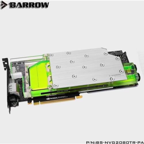 Barrow Full Coverage GUP VGA Water Block For Founders Edition RTX2080TI Graphics Card
