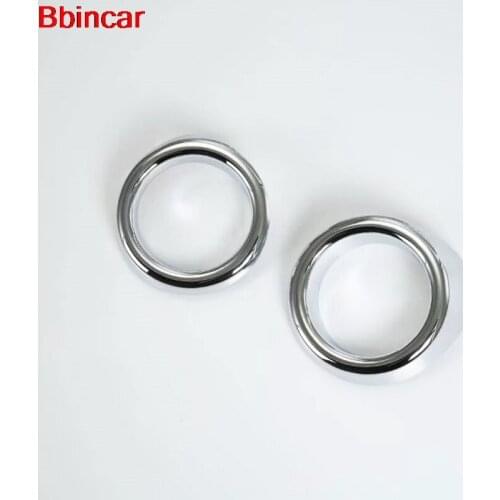 Bbincar Decoration ABS Chrome Exterior Front Fog Light Lamp Cover Trim 2PCS For Subaru XV 5-door Hatchback 2017 2018