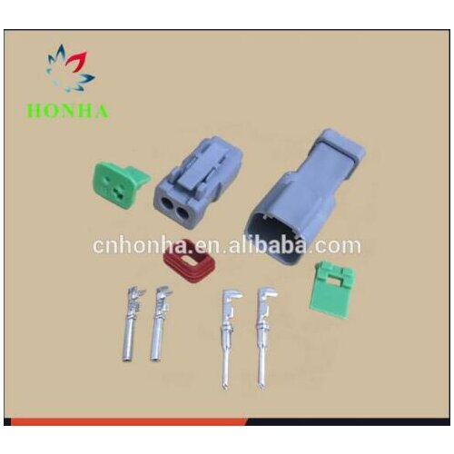 Free shipping 10/20/50/100 pcs/lots dt04-2p-E005 2 pin DT series male and female electrical auto waterproof connector