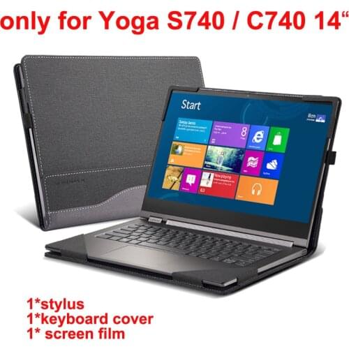 Case For Lenovo Yoga S740 C740 14 Inch Laptop Sleeve Detachable Notebook Cover Bag Protective Skin Keyboard Cover Film Gifts