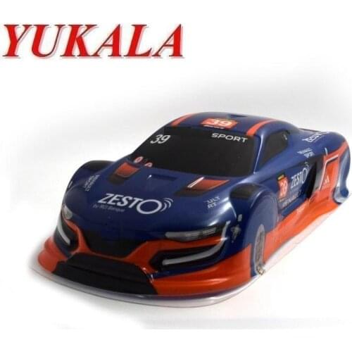 YUKALA 1/10 RC parts PVC painted body shell for 1/10 RC racing on-road drift car No:S082