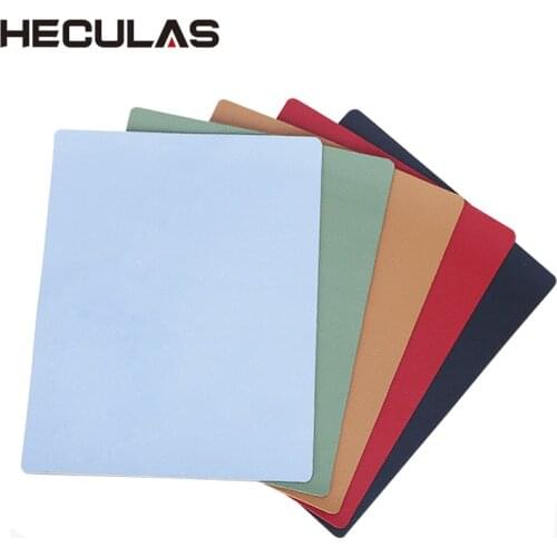 HECULAS Double Size Leather Mouse Pad Anti-slip Waterproof Mousepad Easy to Clean Desk Mat