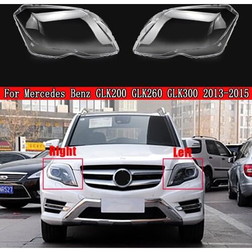 Headlight Lens For Mercedes-Benz GLK200 GLK260 GLK300 2013 2014 2015 Front Headlamp Transparent Lampshade Auto Light Lamp