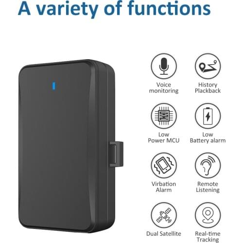LL01 LTE Asset GPS Tracker LL01 IP65 Waterproof 3 Years Standard Anti-Theft with 10000mAh Real-Time Position Animals Locator