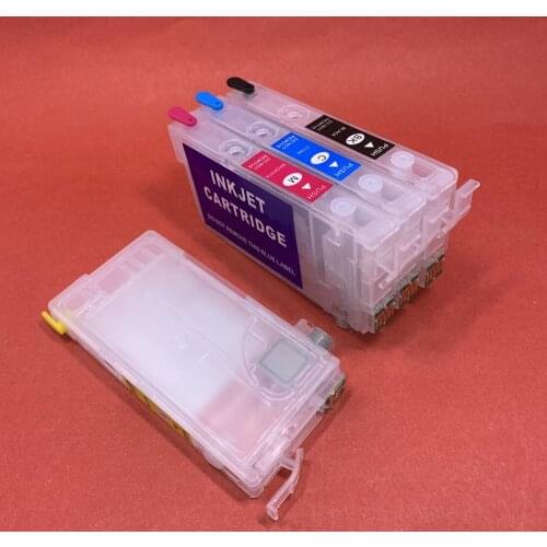 YOTAT Refillable Ink Cartridge T407 407XL T407XL with Chip for Epson WorkForce Pro WF-4745 / WF-4745DTWF printer