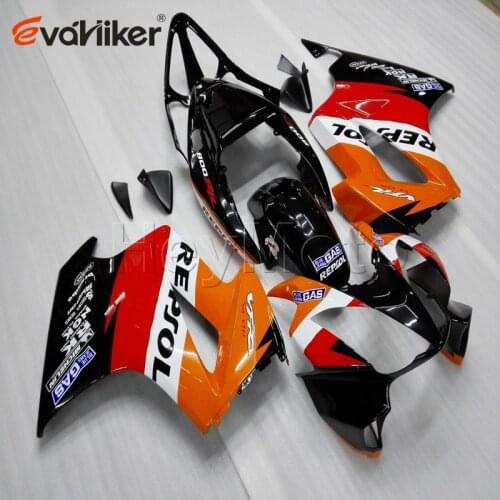 Motorcycle cowl for VFR800 2002 2003 2004 2005 2006 2007 2008 2009 2010 2011 2012 orange ABS motor fairing H2