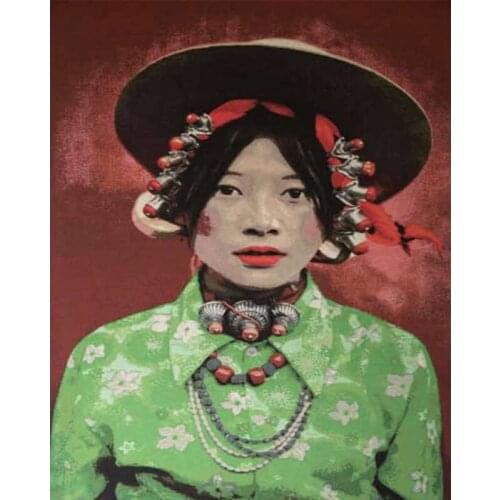 40x50cm DIY Oil Paint By Numbers Flower Picture By Number Kits For Kids Unique Gift Acrylic Hand Painted