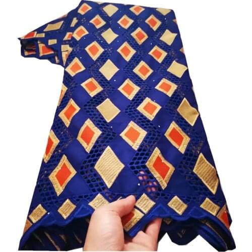 Latest 100% Cotton Swiss Voile Lace Fabric 2021 High Quality Nigerian Sew Lace Material Soft African Lace Fabric YC-120