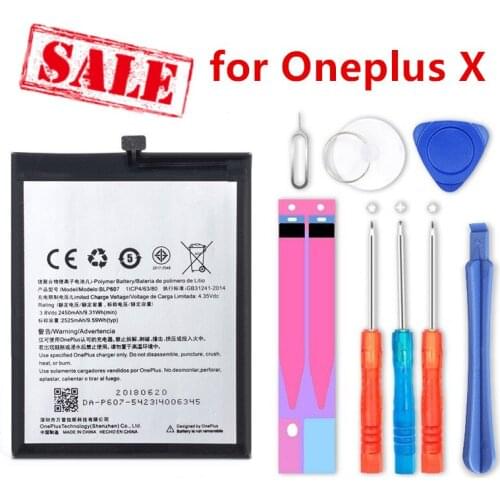 New 2450mAh BLP607 Battery for Oneplus X / for One plus X+tools