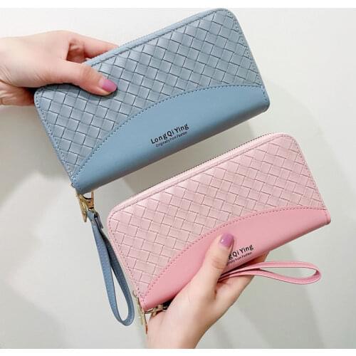 New Fashion Women Wallets Lovely God Long Clutch Lady Handbags Coin Purse Moneybag Cards Holder Casual Woman Wallet Burse Bags
