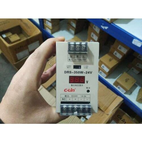 Brand new original authentic C-Lin DRS-350W-DC24V digital display rail type switching power supply