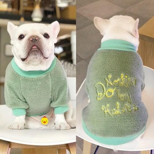 Pug Clothes Winter French Bulldog Clothing Poodle Schnauzer Frenchies Dog Coat Hoodies Warm Pet Outfit Costume Dog Apparel XXL