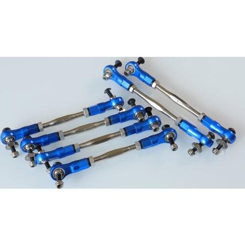 Alloy Front & Rear turnbuckle set(2 pcs rear and 4 pcs front) for Losi 5ive t ,ROVAN LT ,KM X2
