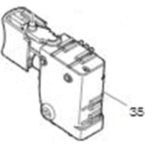 MAKITA 650613-3 Switch For TD0101