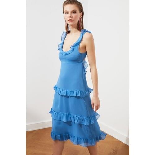 Trendyol Frilly Dress TPRSS21EL0882
