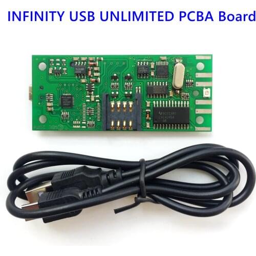 PCBA smart card programmer infinity usb unlimited SIM card programmer IC reader writer for 24Cxx SLE AVR PIC ATmega card