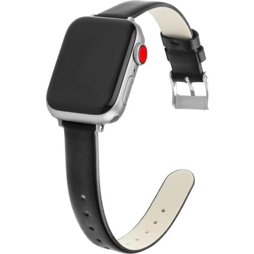 Compatible for Apple Watch Band 40mm 38mm 44mm 42mm Silm Leather strap for iwatch SE apple watch Series 6/5/4/3/2/1 women bands