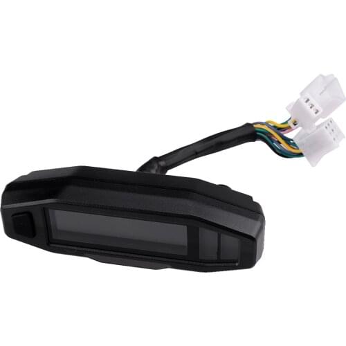Universal LCD Digital Motorcycle Multi Gauge Bar Speedometer Odo Tachometer Gear Indicator