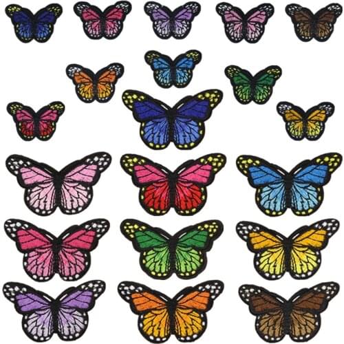 100pcs/lot Embroidery Patch Clothing Decoration sewing Accessory Diy Iron Heat Transfer Applique