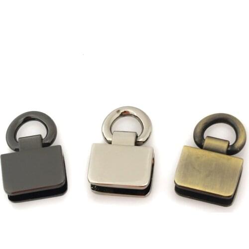 2pcs Metal Bag Side Edge Hang Buckle Bag Decoration Clasp for DIY Leather Craft Bag Strap Belt Handle Shoulder Accessories