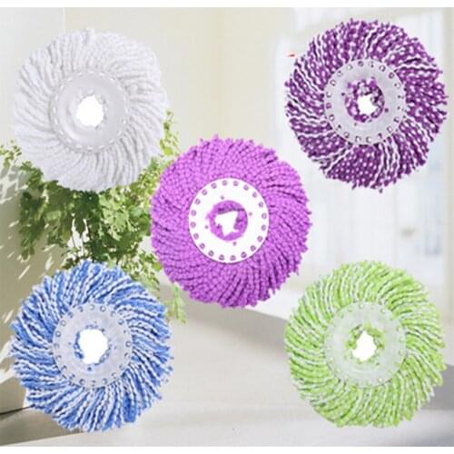 2PCS Rotary mop head superfine fiber universal accessories to replace mopping cotton head mop head