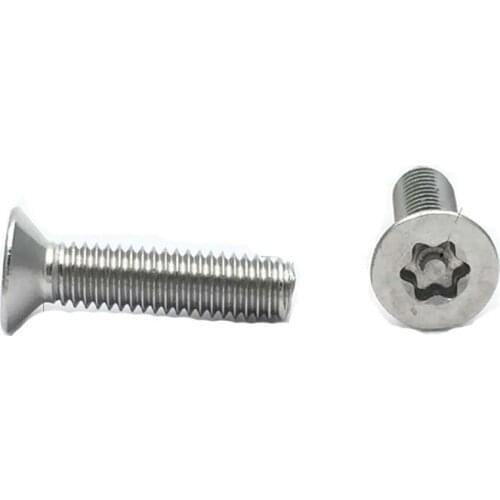 20pcs M4 Torx countersunk screws T&TX flat head screw with column anti-theft bolts stainless steel bolt 6mm-50mm length