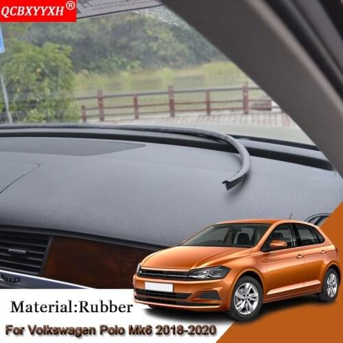 Car Anti-Noise Soundproof Dustproof Car Dashboard Windshield Sealing Strips Fit For Volkswagen Polo MK6 Virtus Sedan 2018-2020