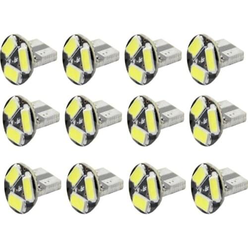 100pcs White T10 194 168 5730 3SMD PCB Auto Led Reverse Lights Car Clearance Door Lamps 12V DC