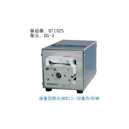 BT102S DG10-2 Industrial Medical Lab Basic Variable Speed Water Fluid Dosing Pump Dosing Peristaltic Pump 0.00011-20ml/min