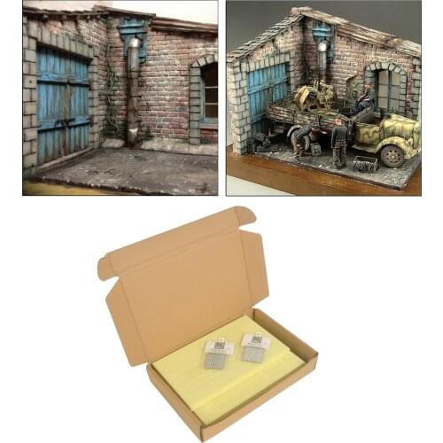 DIY Crafts Puzzles Model Kits Ruins 1/35 Scale Miniature War Scene Diorama