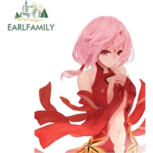 EARLFAMILY 13cm x 10.5cm for Guilty Crown Anime Car Assessoires Stickers Car Body Decal Waterproof Sunscreen Windows Decoration