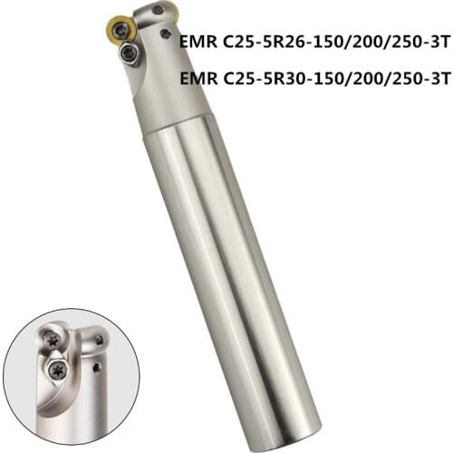 EMR C25 5R 26 5R 30 long 150mm 200mm 250mm CNC lathe machine shoulder milling tool holder for RPMW RPWT insert cutting tool