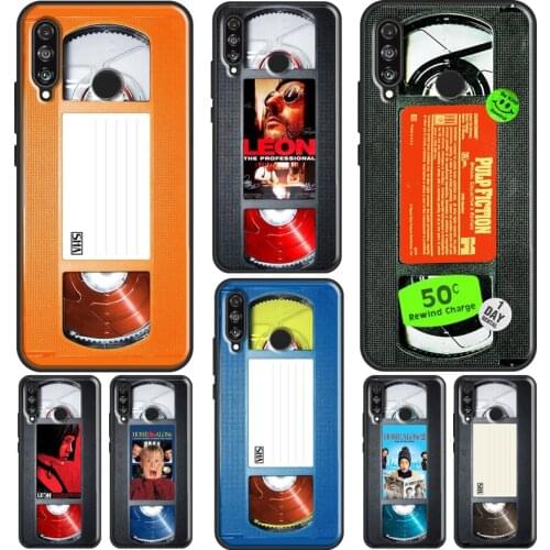 VHS tape cassette Home Alone For Huawei P30 Pro P40 P20 Lite Mate 20 Lite TPU Case For Huawei P Smart 2019 2021 Coque