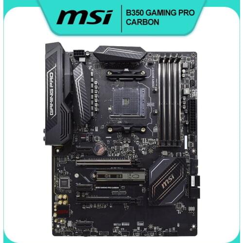 For MSI B350 GAMING PRO CARBON Desktop Motherboard Socket AM4 For AMD B450M M.2 DDR4 ATX Original Used Mainboard